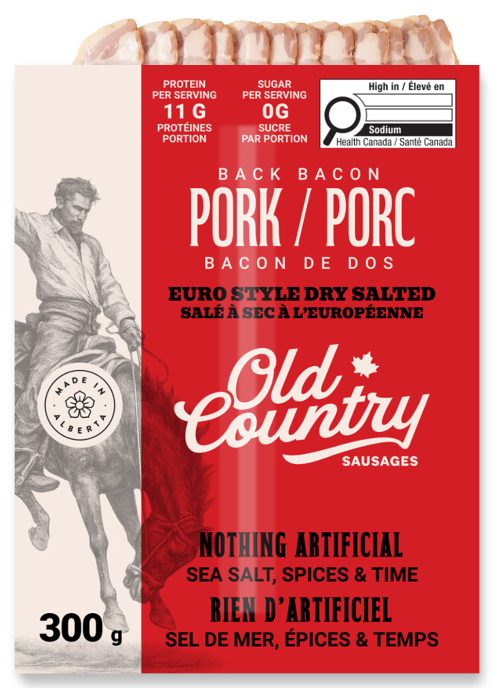 European Back Bacon package image