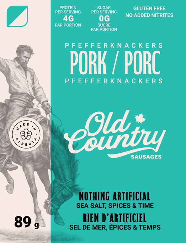 Pfefferknackers nutrition facts label - detailed ingredient and nutrition information