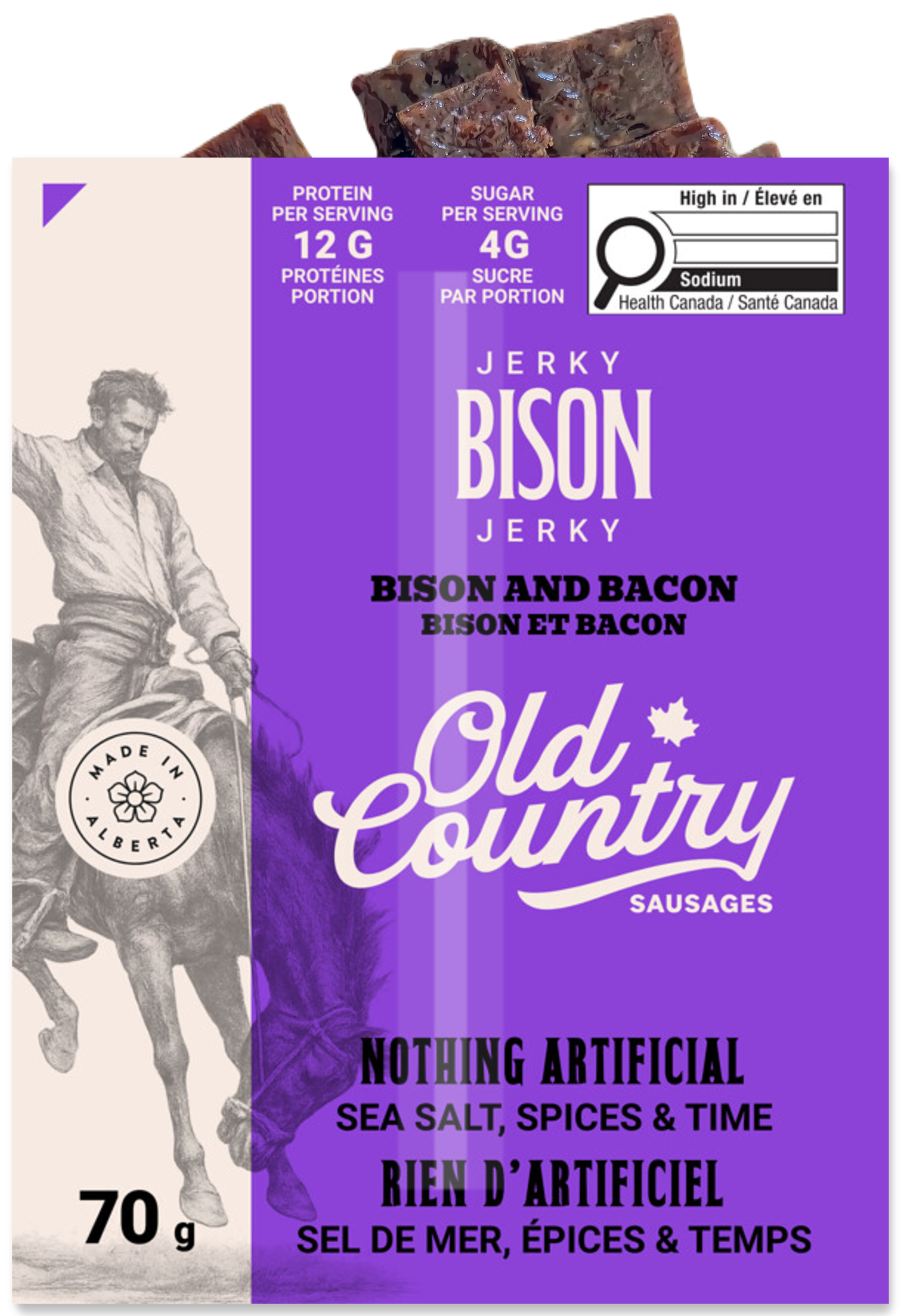 Bison and Bacon Jerky